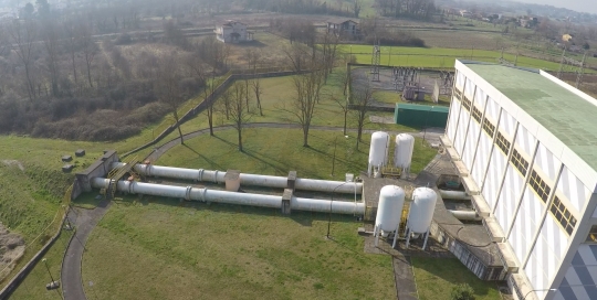 Centrale di Cassino - foto da drone - 2015