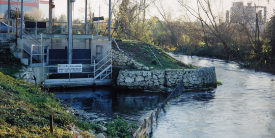 Opera di presa fiume Gari - fine anni 90